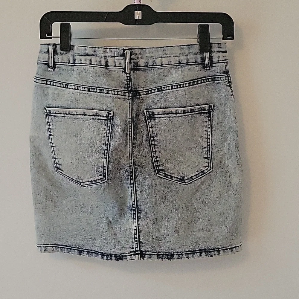 Zara Acid Wash Skirt - Picture 4 of 5
